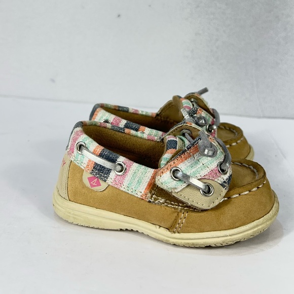 Sperry Top Sider Boat Shoe Songfish Toddler Girl's Slip On Shoe Size 5M - Picture 1 of 13